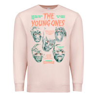 Pale Pink THE YOUNG ONES Premium Sweatshirt - ArtChic