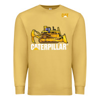 Antique Gold bulldozercat 1 Premium Sweatshirt - ArtChic