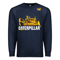 Navy bulldozercat 1 Premium Sweatshirt - ArtChic