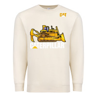 Sandshell bulldozercat 1 Premium Sweatshirt - ArtChic