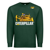 Sports Green bulldozercat 1 Premium Sweatshirt - ArtChic