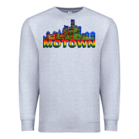 Heather Grey MOTOWN Premium Sweatshirt - ArtChic