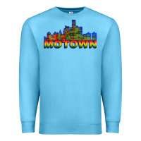 Ocean Blue MOTOWN Premium Sweatshirt - ArtChic