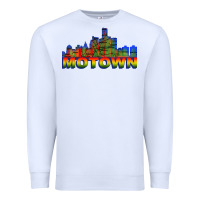 White MOTOWN Premium Sweatshirt - ArtChic