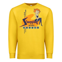 Lemon the jetsons jane jetson shopping is my cardio premium t shirt Premium Sweatshirt - ArtChic