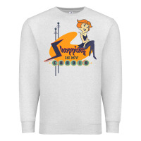 Oatmeal Heather the jetsons jane jetson shopping is my cardio premium t shirt Premium Sweatshirt - ArtChic