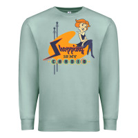 Seafoam the jetsons jane jetson shopping is my cardio premium t shirt Premium Sweatshirt - ArtChic