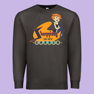 The Jetsons Jane Jetson Shopping Is My Cardio Premium T Shirt Premium Sweatshirt Designed By Artchic