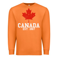 Carrot vintage canada est.1867 maple leaf canadian flag r Premium Sweatshirt - ArtChic