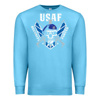 Ocean Blue US Air Force Security Forces Premium Sweatshirt - ArtChic