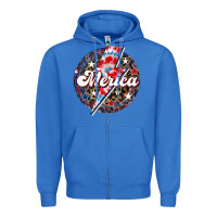 True Royal Western Merica Patriotic Zipper Hoodie - LillyAllenDesigns