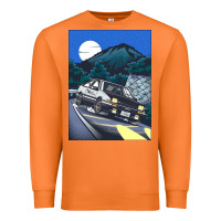 Carrot initial d poster hipster Premium Sweatshirt - ArtChic