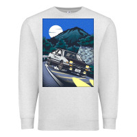 Oatmeal Heather initial d poster hipster Premium Sweatshirt - ArtChic