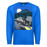 True Royal initial d poster hipster Premium Sweatshirt - ArtChic