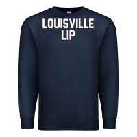 Navy louisville lip Premium Sweatshirt - ArtChic