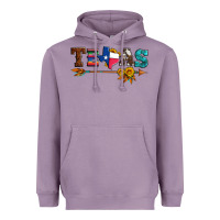 Lavender texas with arrow and sunflowers Heavyweight Hoodie - Artiststas