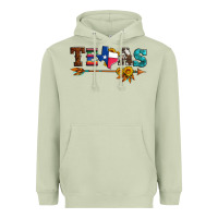 Matcha texas with arrow and sunflowers Heavyweight Hoodie - Artiststas