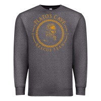 Charcoal Heather platos cave rescue team ancient greek philosophy p Premium Sweatshirt - ArtChic
