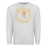 Dove Grey platos cave rescue team ancient greek philosophy p Premium Sweatshirt - ArtChic