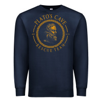 Navy platos cave rescue team ancient greek philosophy p Premium Sweatshirt - ArtChic