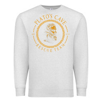 Oatmeal Heather platos cave rescue team ancient greek philosophy p Premium Sweatshirt - ArtChic