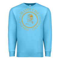 Ocean Blue platos cave rescue team ancient greek philosophy p Premium Sweatshirt - ArtChic