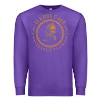 Purple platos cave rescue team ancient greek philosophy p Premium Sweatshirt - ArtChic