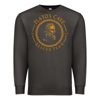 Smoke platos cave rescue team ancient greek philosophy p Premium Sweatshirt - ArtChic