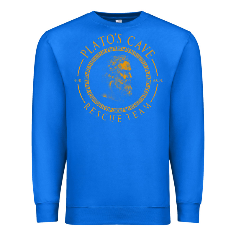Platos Cave Rescue Team Ancient Greek Philosophy P Premium Sweatshirt by ArtChic | Teevron