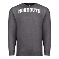 Charcoal Heather Monmouth Arch Retro University Style Premium Sweatshirt - ArtChic