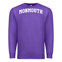 Purple Monmouth Arch Retro University Style Premium Sweatshirt - ArtChic