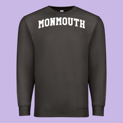 Monmouth Arch Retro University Style Premium Sweatshirt Designed By Artchic