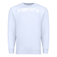 White Monmouth Arch Retro University Style Premium Sweatshirt - ArtChic