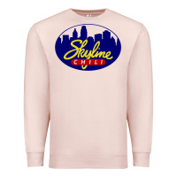 Pale Pink skyline chili Premium Sweatshirt - ArtChic
