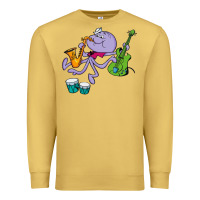 Antique Gold squiddly diddly Premium Sweatshirt - ArtChic