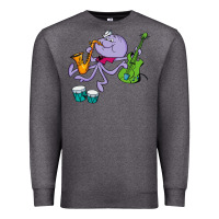 Charcoal Heather squiddly diddly Premium Sweatshirt - ArtChic