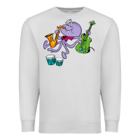 Dove Grey squiddly diddly Premium Sweatshirt - ArtChic