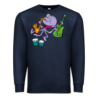 Navy squiddly diddly Premium Sweatshirt - ArtChic