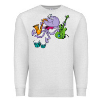 Oatmeal Heather squiddly diddly Premium Sweatshirt - ArtChic