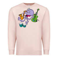 Pale Pink squiddly diddly Premium Sweatshirt - ArtChic