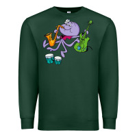 Sports Green squiddly diddly Premium Sweatshirt - ArtChic