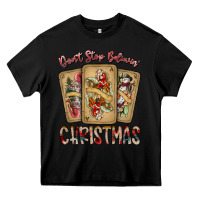 Black dont stop believin christmas Heavy Core Tee - SublimationCraftShop