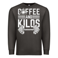 Smoke Coffee And Kilos Weightlifting Gift Premium Sweatshirt - ArtChic