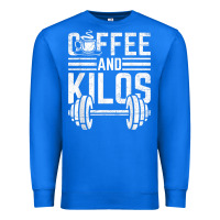 True Royal Coffee And Kilos Weightlifting Gift Premium Sweatshirt - ArtChic
