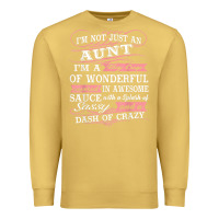 Antique Gold Aunt I m A Big Cup Of Wonderful Funny Aunt Gift Tee Premium Sweatshirt - trangStudio