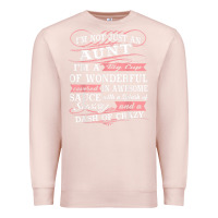 Pale Pink Aunt I m A Big Cup Of Wonderful Funny Aunt Gift Tee Premium Sweatshirt - trangStudio