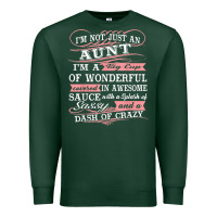 Sports Green Aunt I m A Big Cup Of Wonderful Funny Aunt Gift Tee Premium Sweatshirt - trangStudio