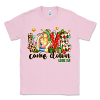 Bubblegum Pink love came down luke 2 11 Classic Tee - texasbilliewilder
