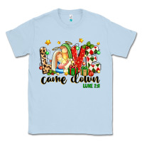 Dusty Blue love came down luke 2 11 Classic Tee - texasbilliewilder