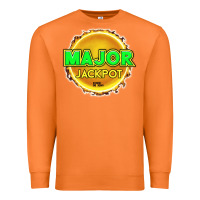 Carrot MAJOR JACKPOT Design - Pokie Designs Premium Sweatshirt - ArtChic